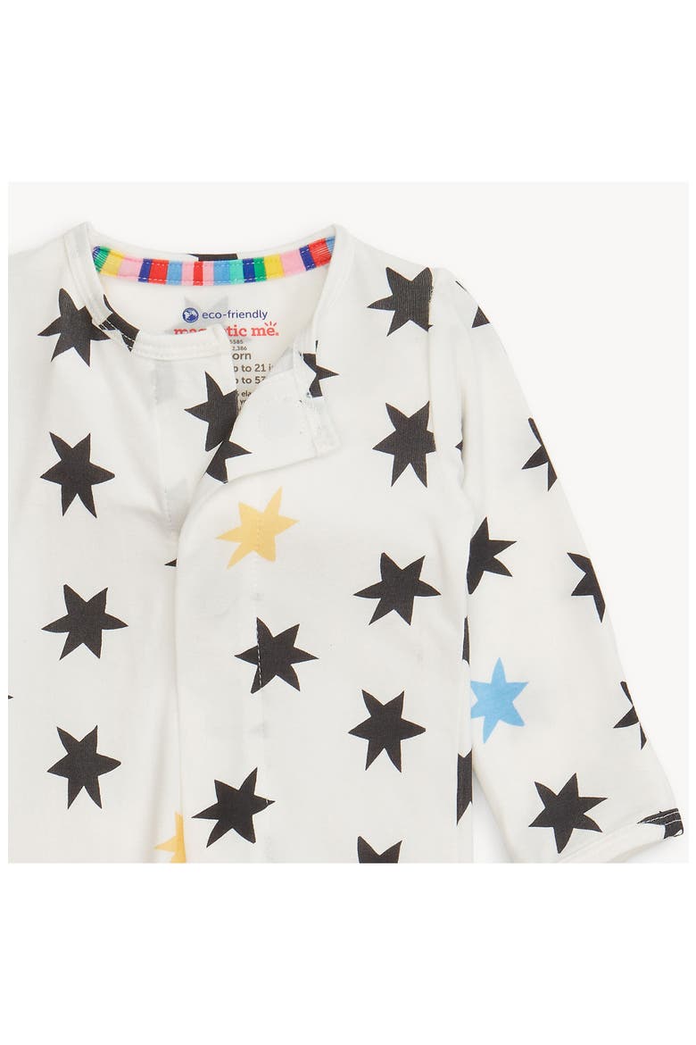 Cosmic Confetti Footie, Alternate, color, WHITE