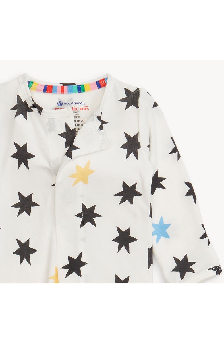 Magnetic Me Cosmic Confetti Footie, Alternate, color, White