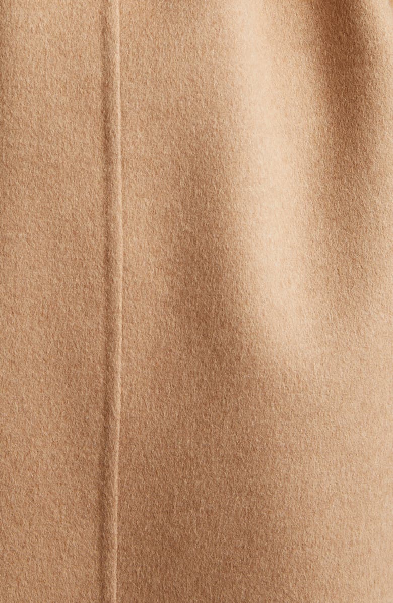 Max Mara Abilita Fringed Camel Hair Belted Cape Jacket, Alternate, color, Camel