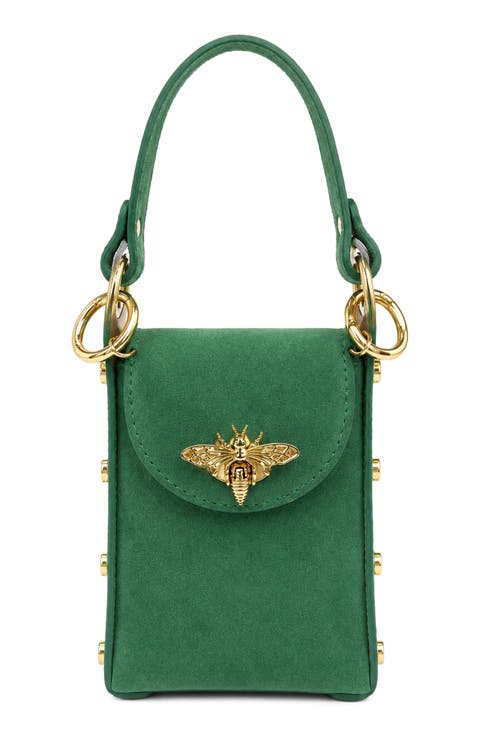 Raina Suede Mini Crossbody Bag