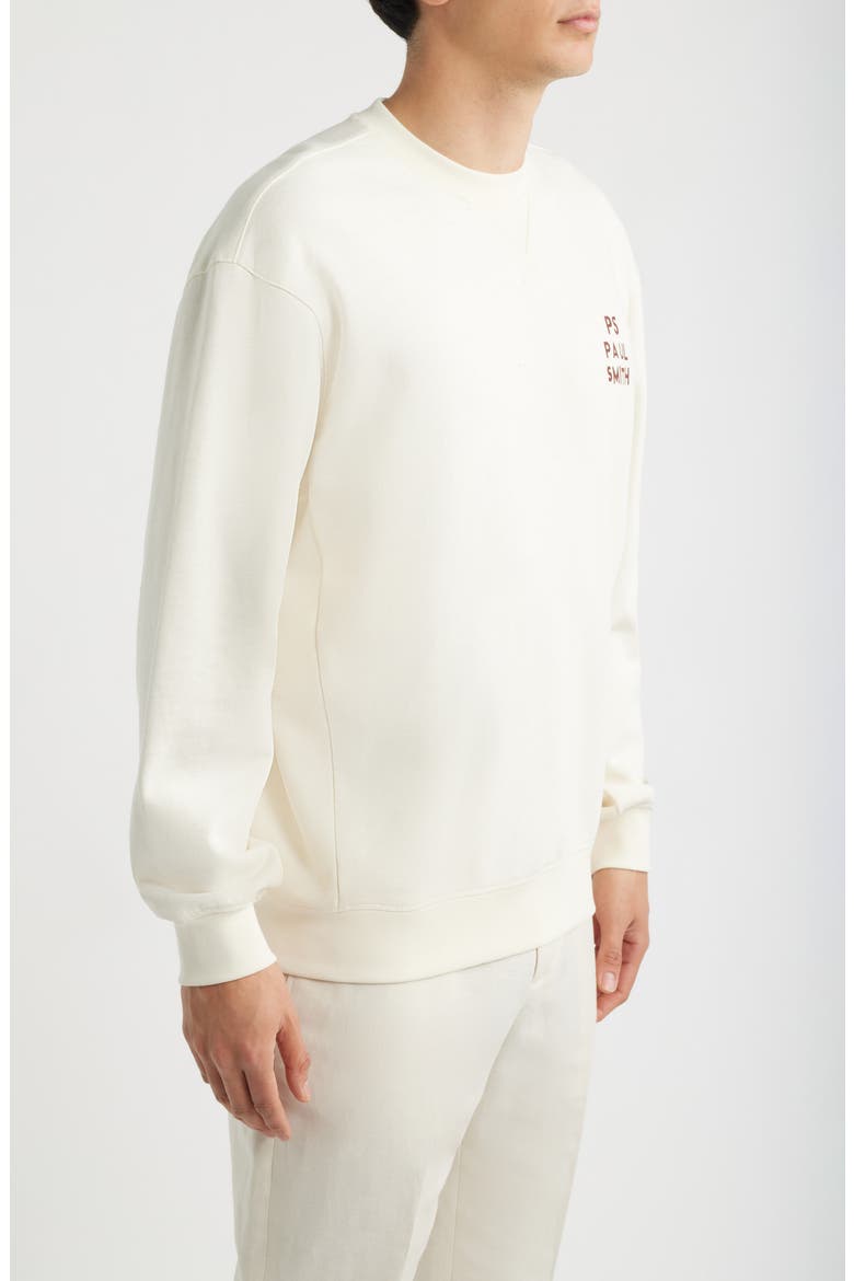 Radio Oversized Sweatshirt, Alternate, color, OFF WHITE