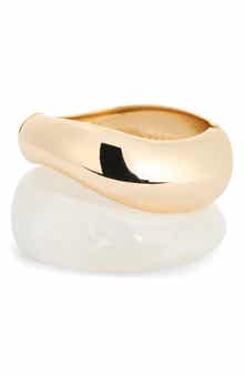 Set of 2 Resin & Goldtone Bangles