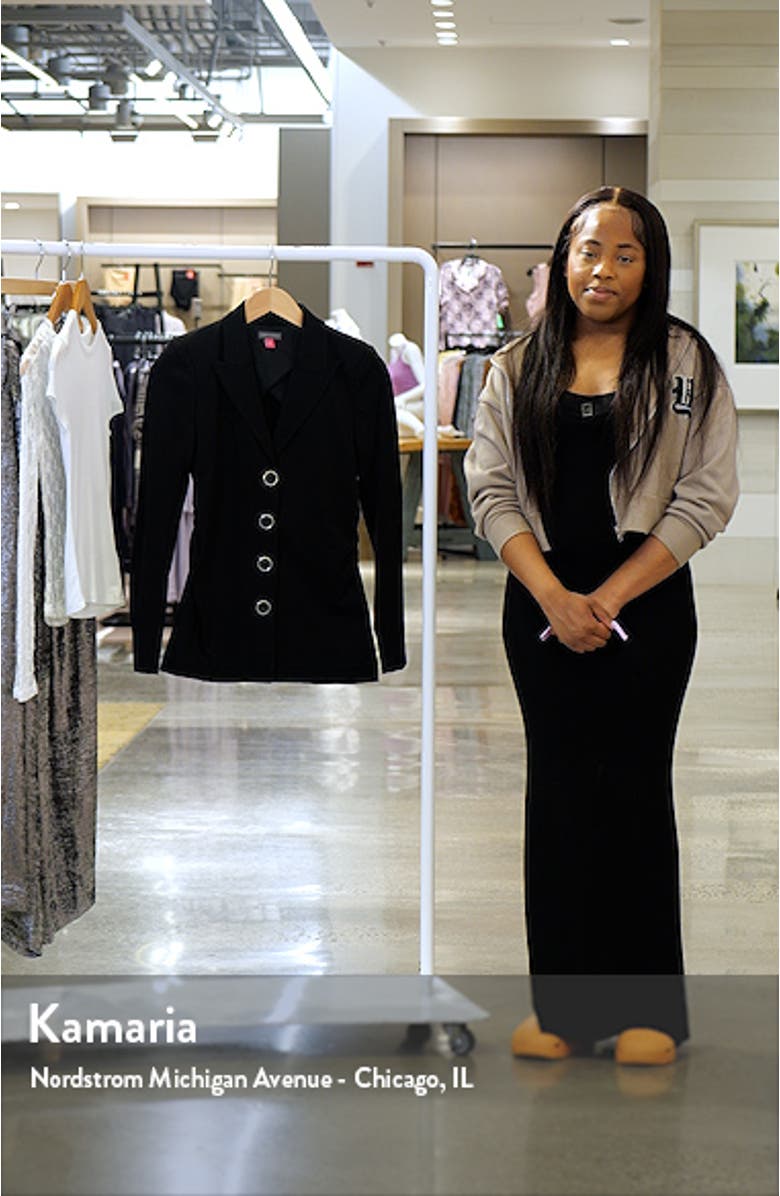 Side Ruched Ponte Blazer, sales video thumbnail