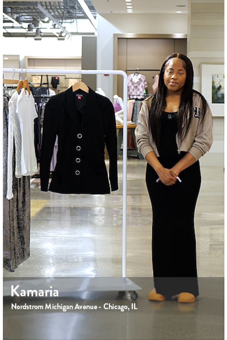 Side Ruched Ponte Blazer video
