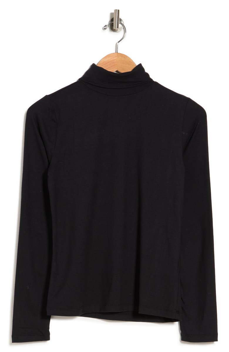 BY DESIGN Turtleneck Long Sleeve Jersey Top, Alternate, color, 