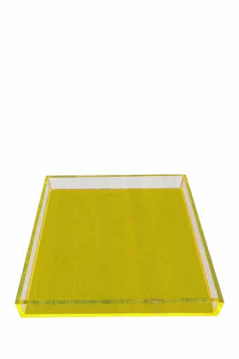 Neon Yellow Large Tray
