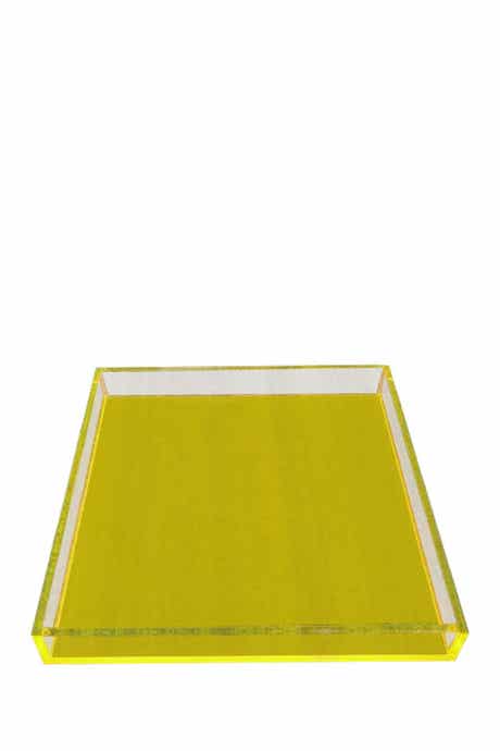 R16 HOME Neon Yellow Large Tray