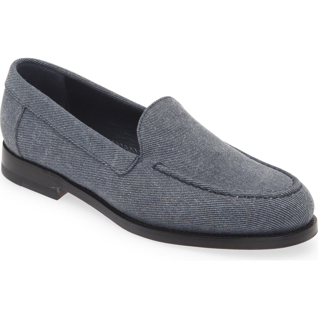 MANOLO BLAHNIK MANOLO BLAHNIK DINEGUARDO DENIM MOC TOE LOAFER