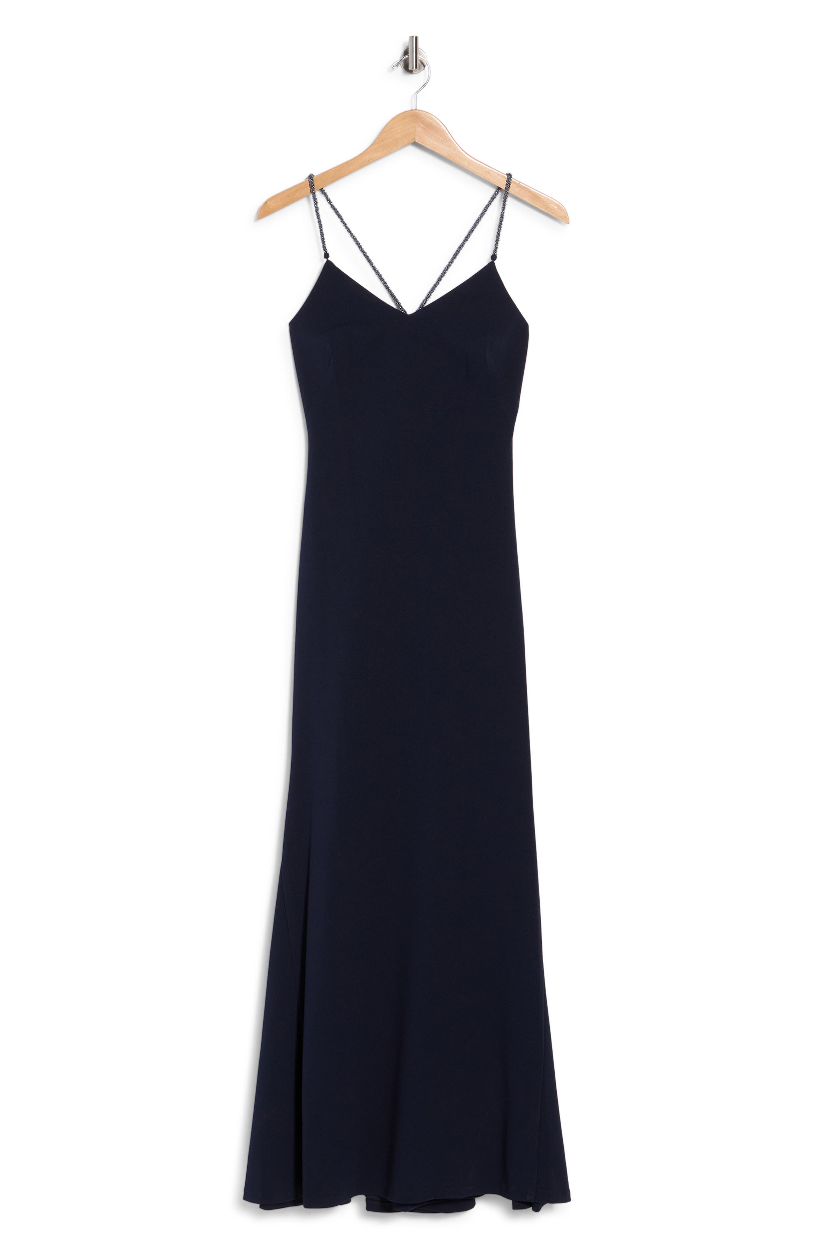 Bead Trim Maxi Dress