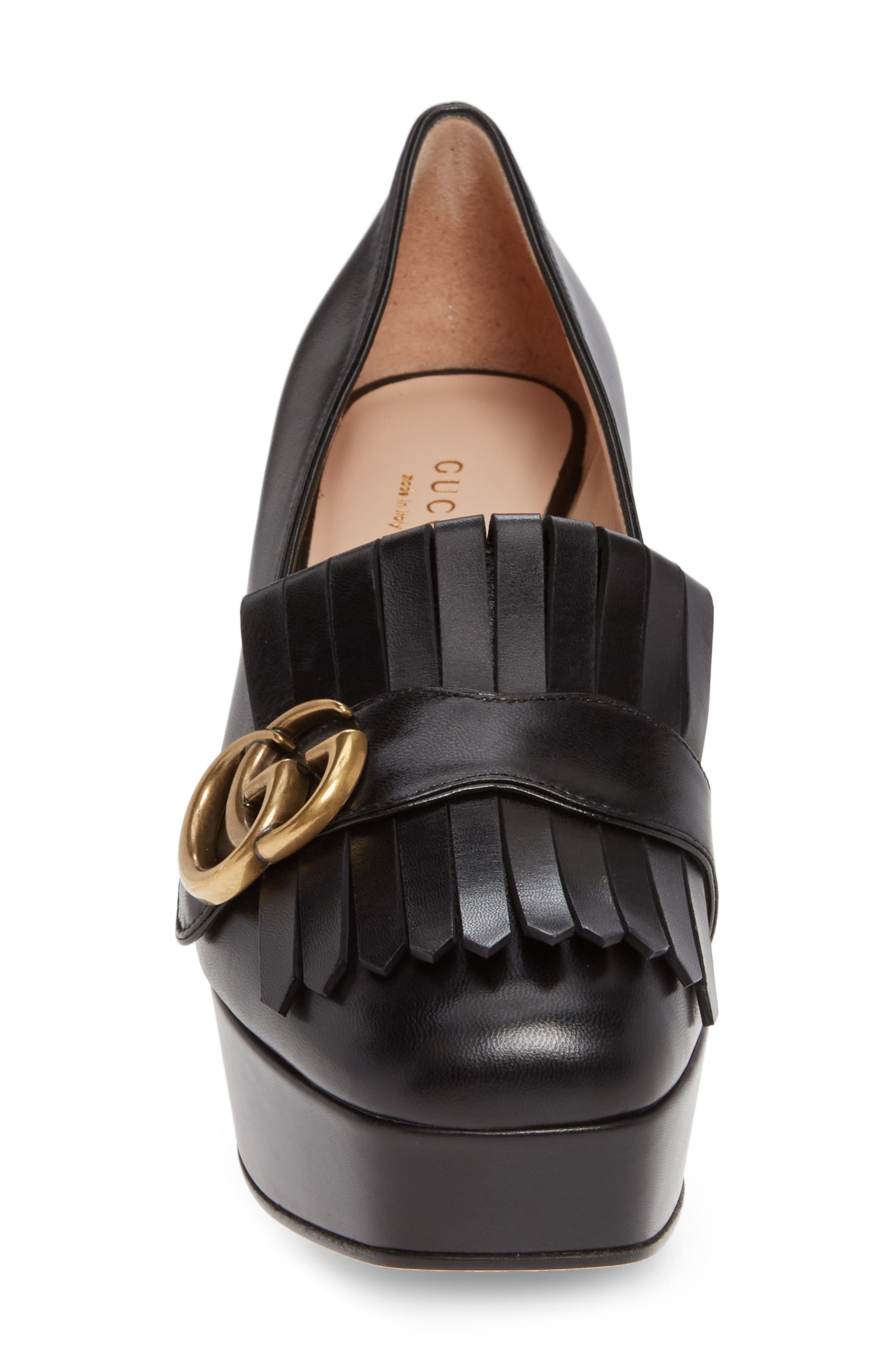 Gucci Kiltie Fringe Platform Pump, Alternate, color, 