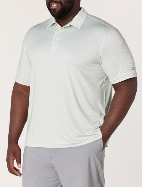 Big & Tall Geometric Dot Performance Polo Shirt
