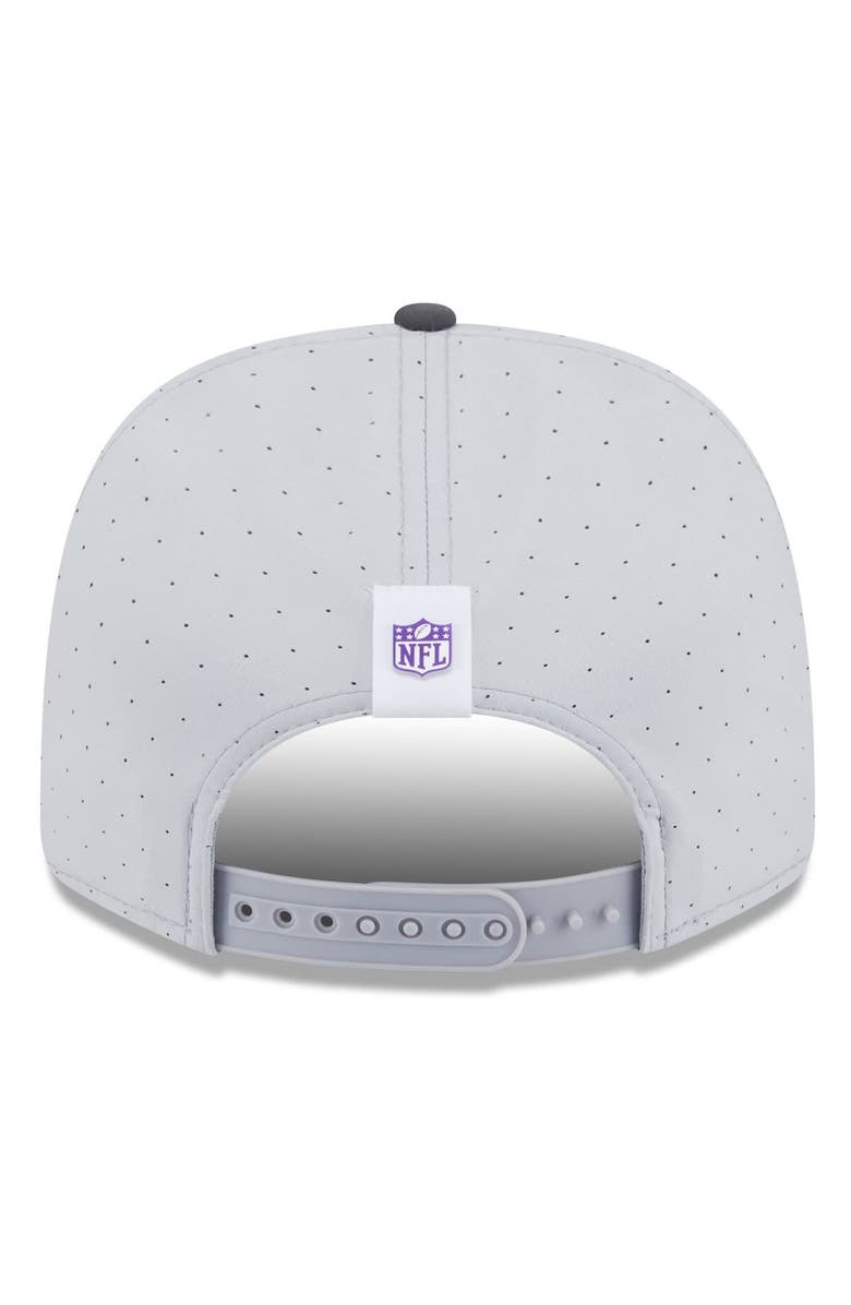 New Era Men's New Era  Gray/Graphite Minnesota Vikings 2025 NFL Training Camp 9SEVENTY Adjustable Hat, Alternate, color, 
