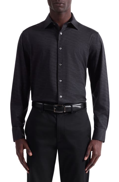 James OoohCotton® Herringbone Button-Up Shirt