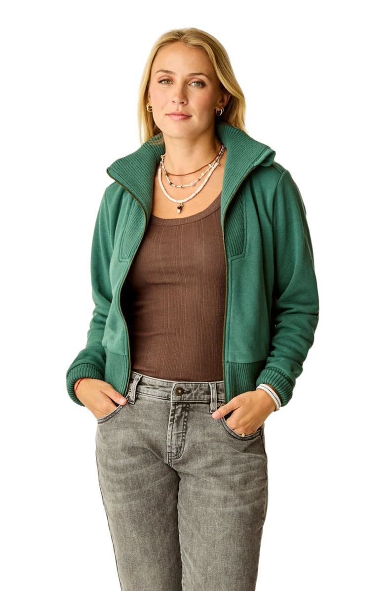 Carve Designs Briar Fleece Jacket, Alternate, color, Bistro