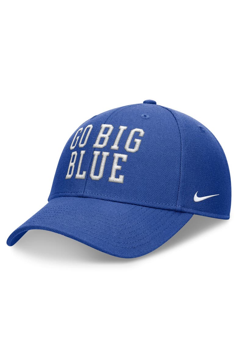 Men's Nike Royal Kentucky Wildcats Local Rise Adjustable Hat, Main, color, Royal