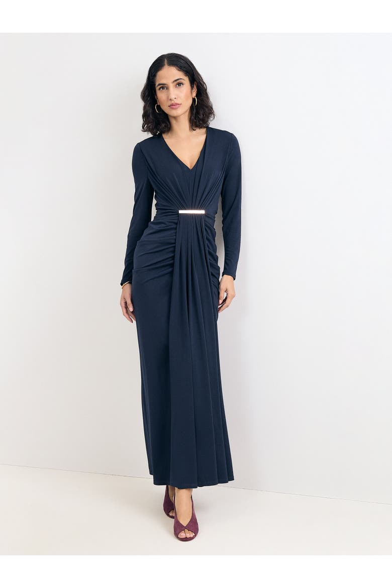 Katharine Maxi Dress, Main, color, Navy