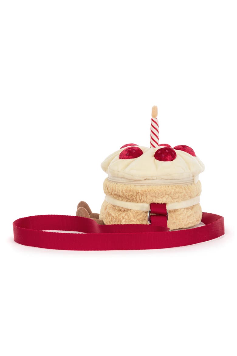 Kids' Amuseables Birthday Cake Plush Shoulder Bag, Alternate, color, BEIGE