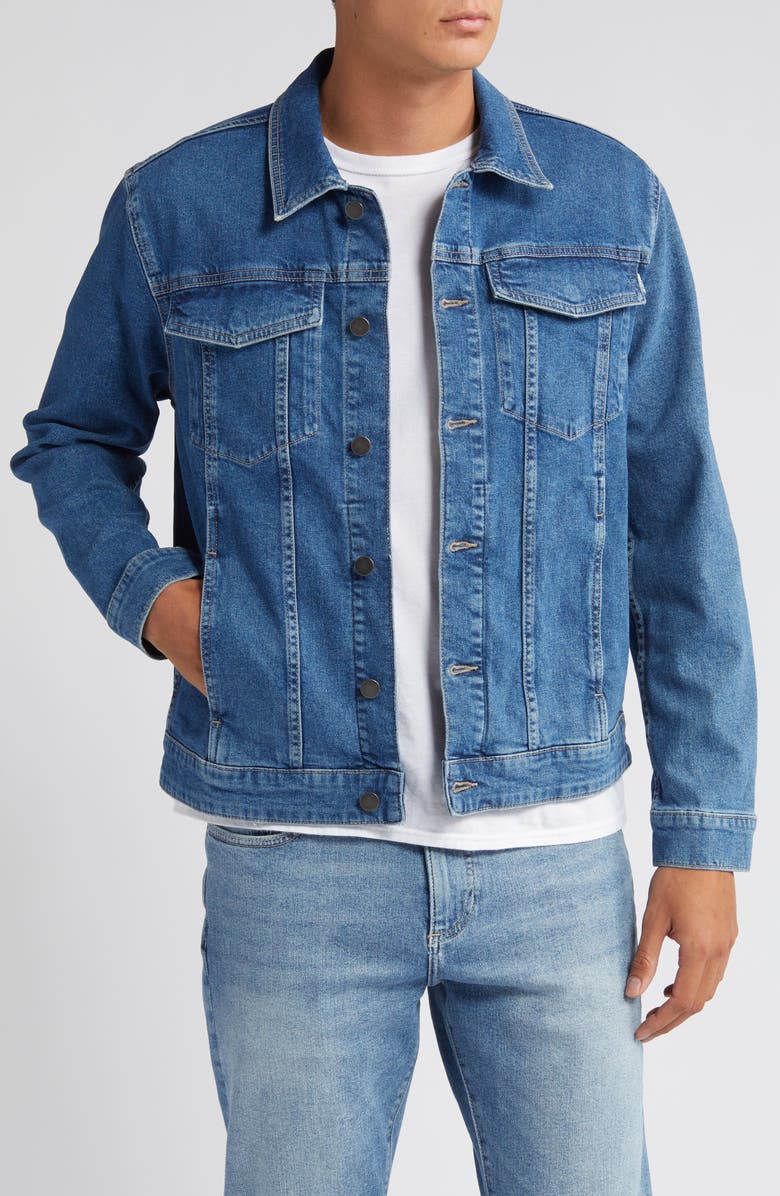 DL1961 Vaughn Denim Trucker Jacket, Main, color, 