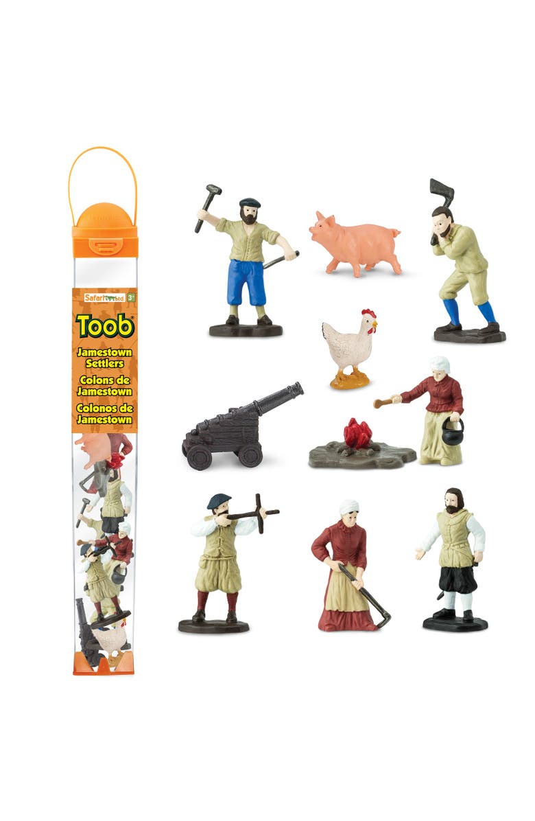 Safari Ltd. Jamestown Settlers Toy, Main, color, NO COLOR