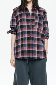 Bimba y Lola Checked Textured Shirt