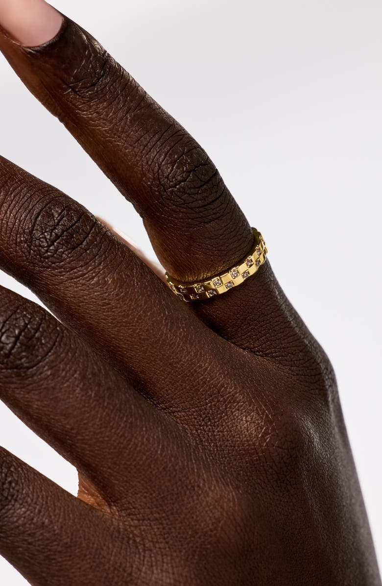 Ana Luisa Eden Cubic Zirconia Ring, Alternate, color, Gold / Clear