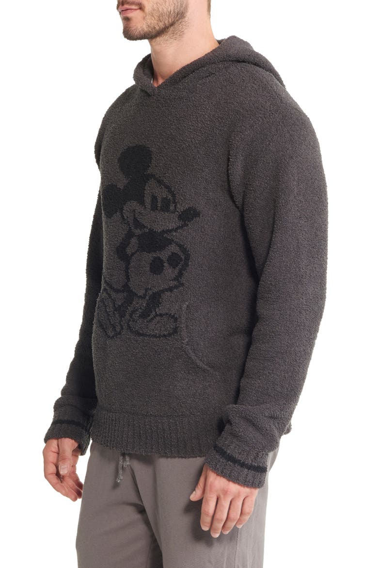 Barefoot Dreams Mickey Mouse Hoodie, Alternate, color, CARBON