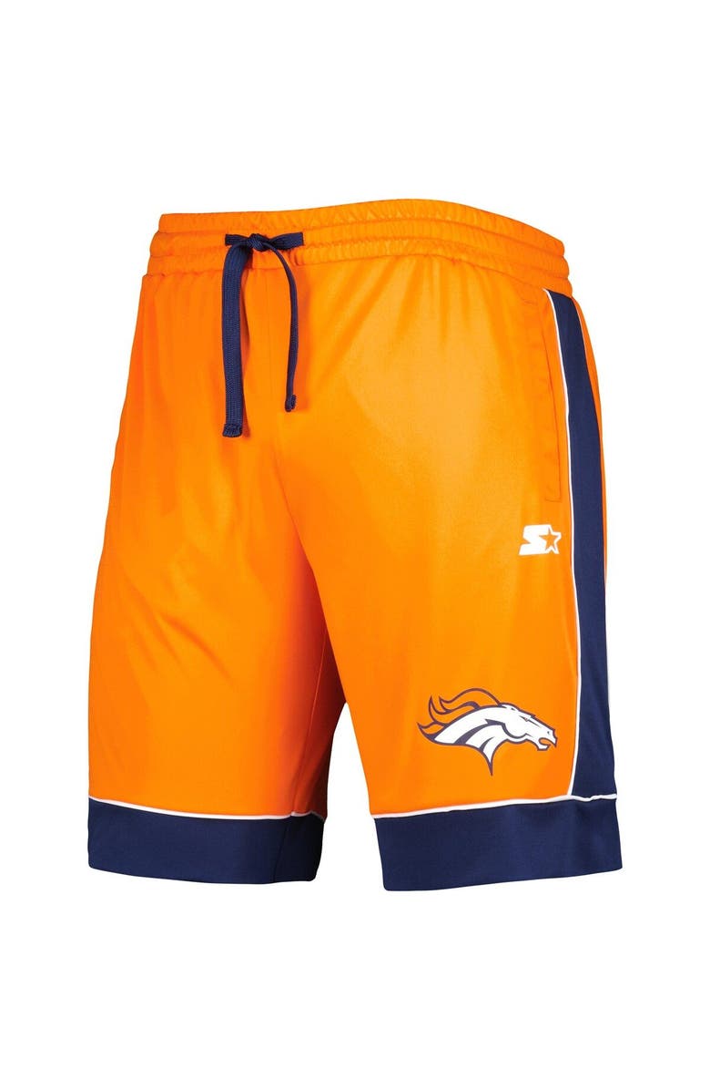 STARTER Men's G-III Sports by Carl Banks Orange/Navy Denver Broncos Fan Favorite Fashion Shorts, Alternate, color, Orange