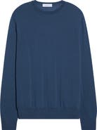 Boglioli Solid Wool Crewneck Sweater