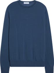 Boglioli Solid Wool Crewneck Sweater
