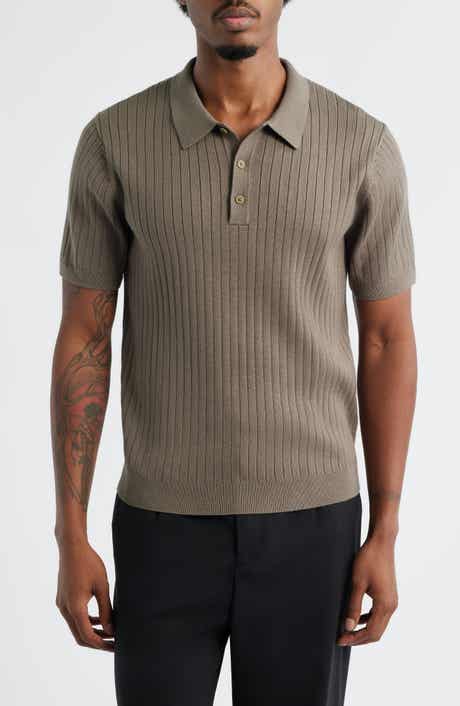 Open Edit Rib Polo Sweater