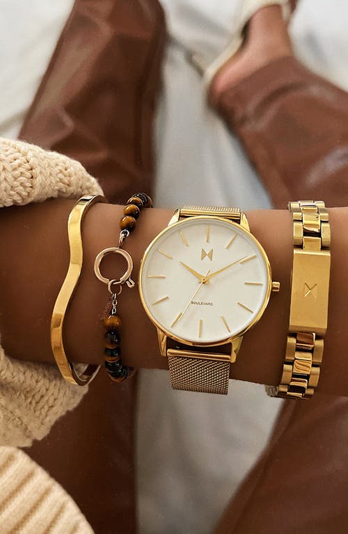 Mvmt Boulevard Mesh Strap Bracelet Watch, 38mm In Multi