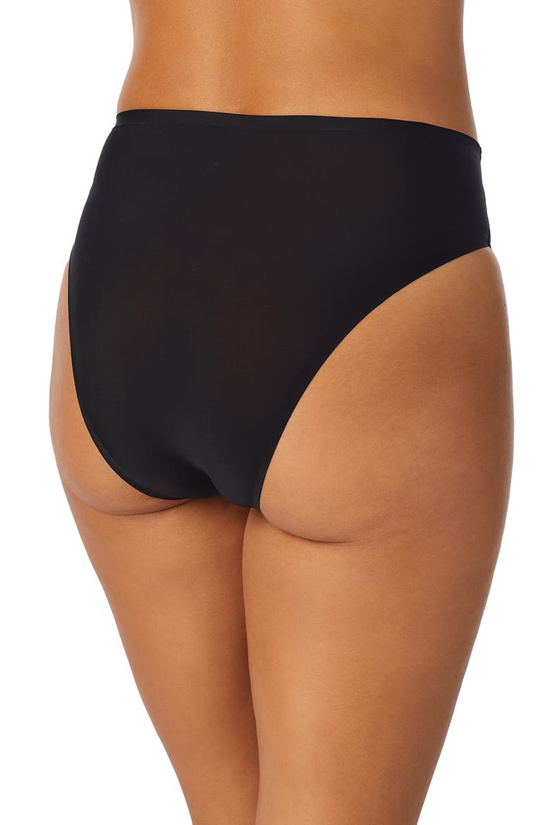 Heavenly Stretch High Cut Briefs, Alternate, color, BLACK