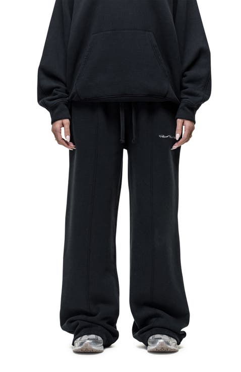 Scribble Black Relaxed Joggers