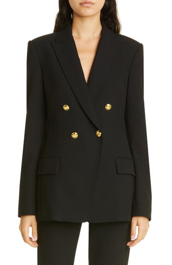 Shop A.l.c . Sedgwick Ii Double Breasted Blazer In Black