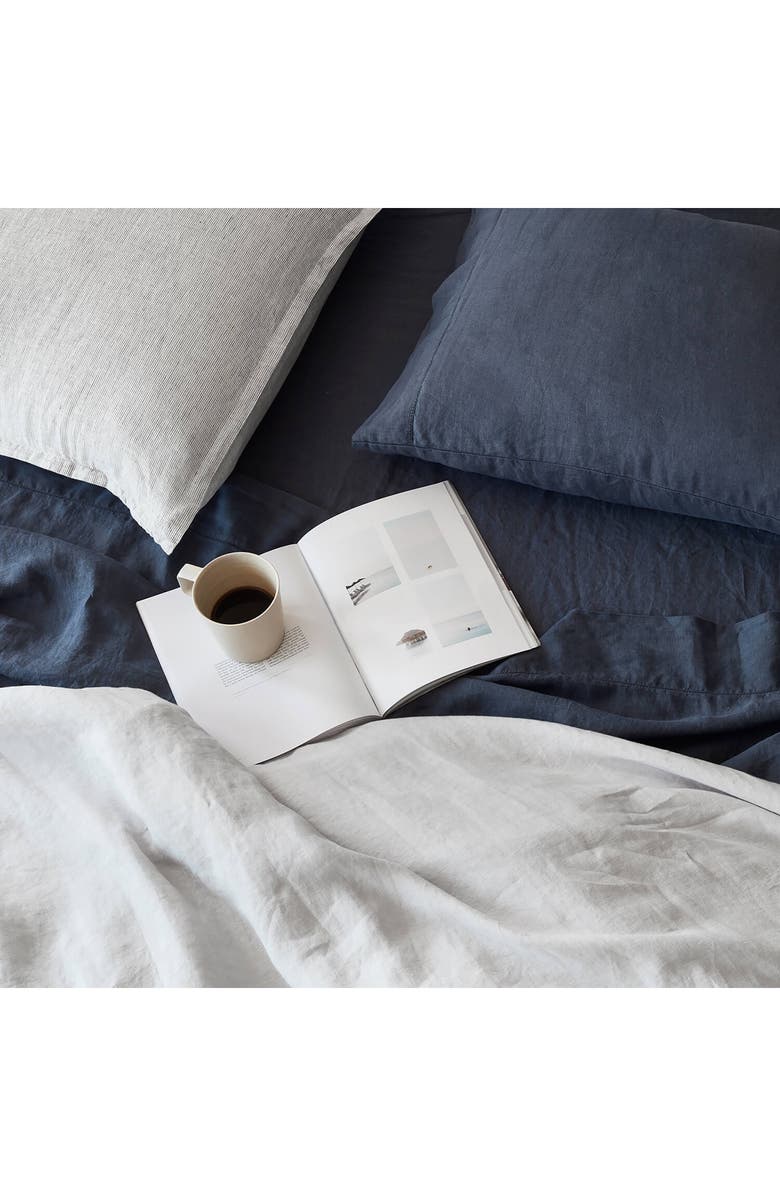 THE CITIZENRY Stonewashed Linen Duvet Cover, Alternate, color, 