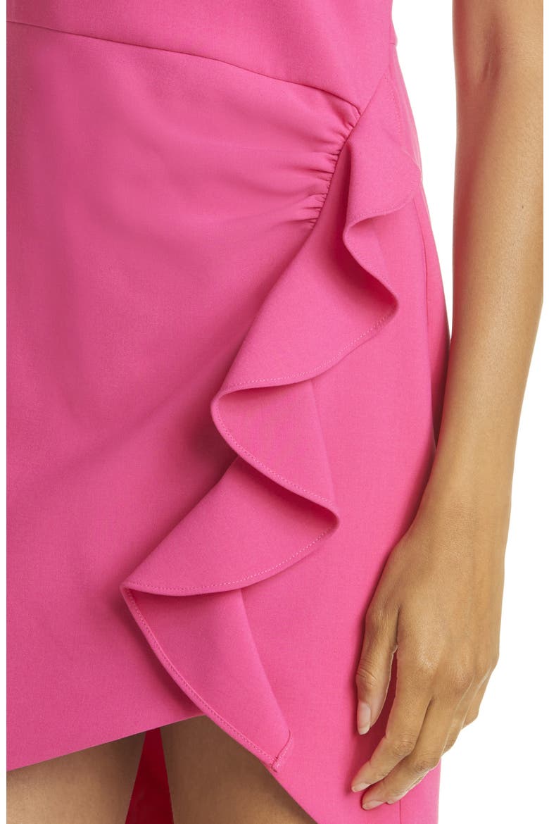 Fraya Halter Dress, Alternate, color, FUSCHIA