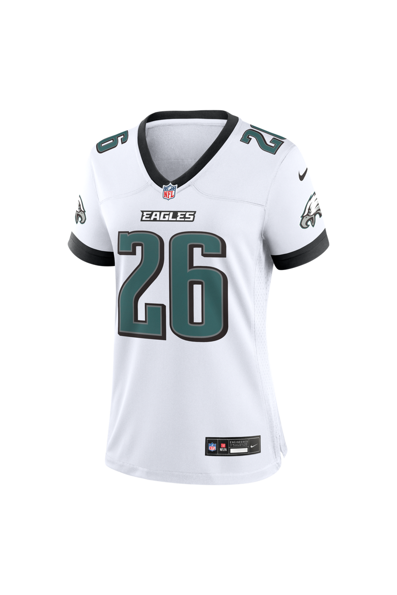 Women's Nike Saquon Barkley  White Philadelphia Eagles Game Jersey, Alternate, color, White
