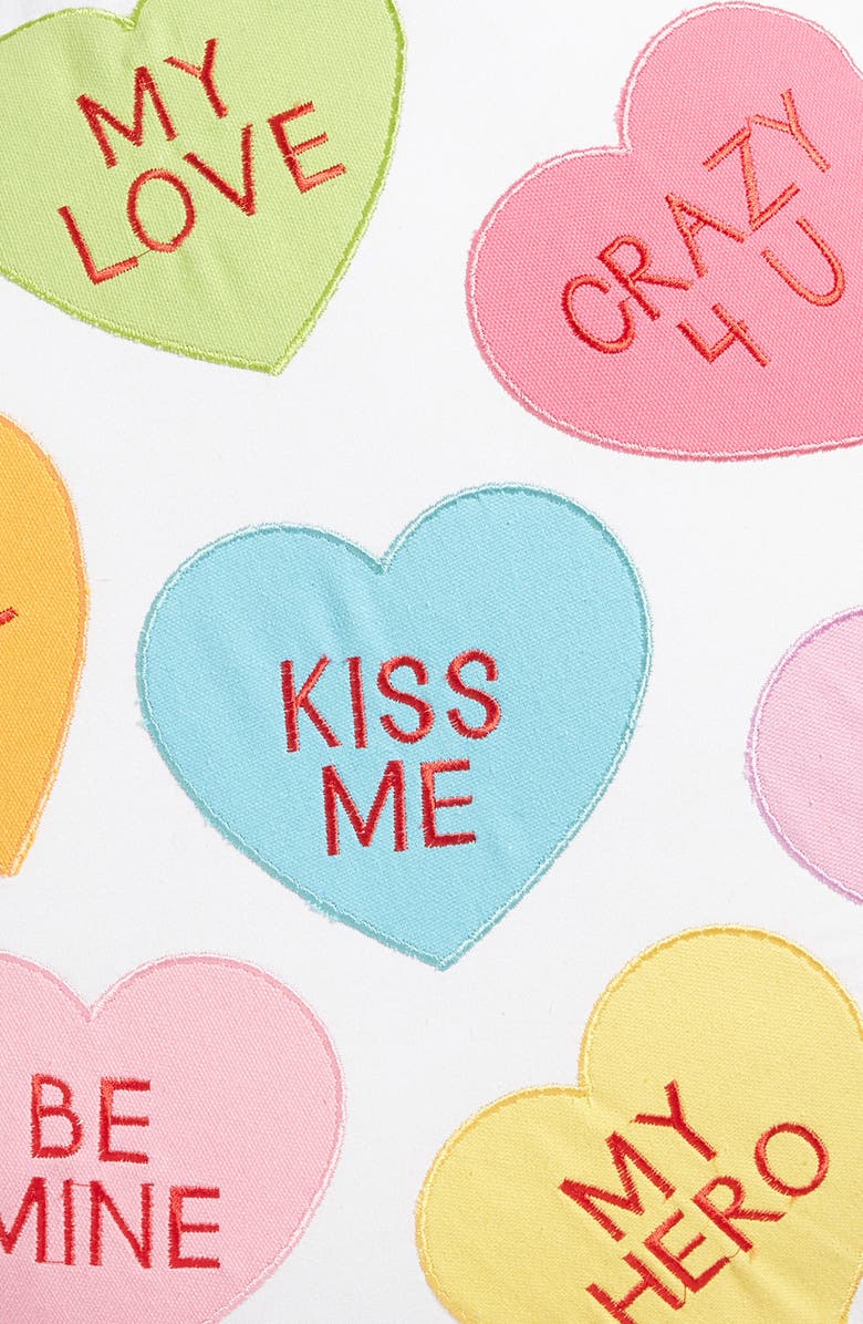 Levtex Candy Hearts Accent Pillow, Alternate, color, 