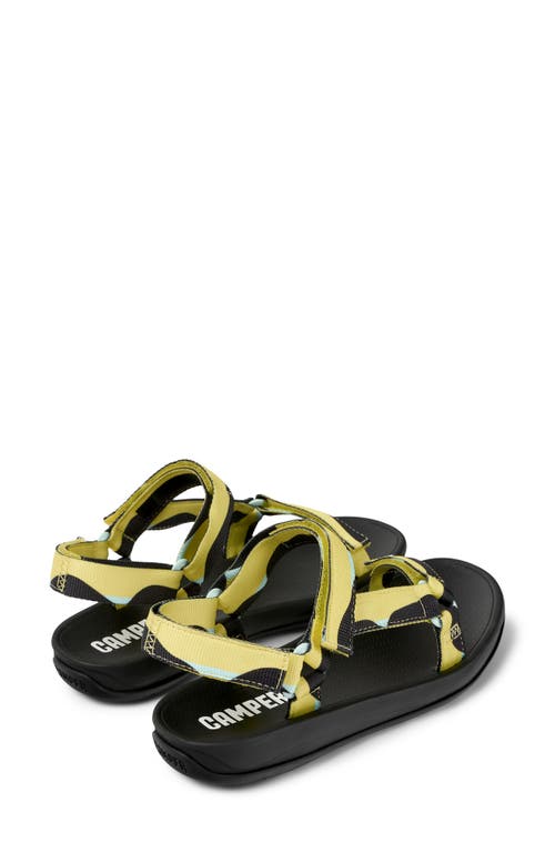 Camper Sandals For Women In Yellow Multi