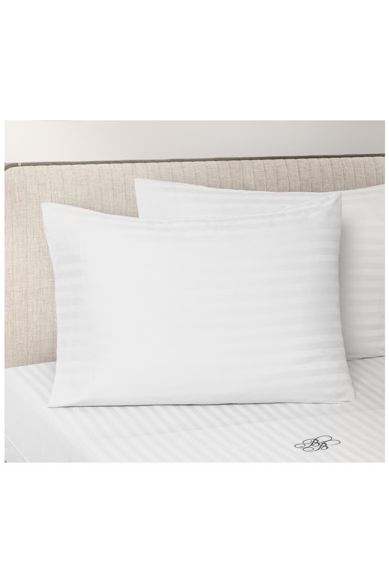 Stripe Sateen 2-Pack Pillowcases, Alternate, color, WHITE