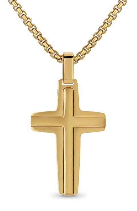 Men's Cross Pendant Necklace