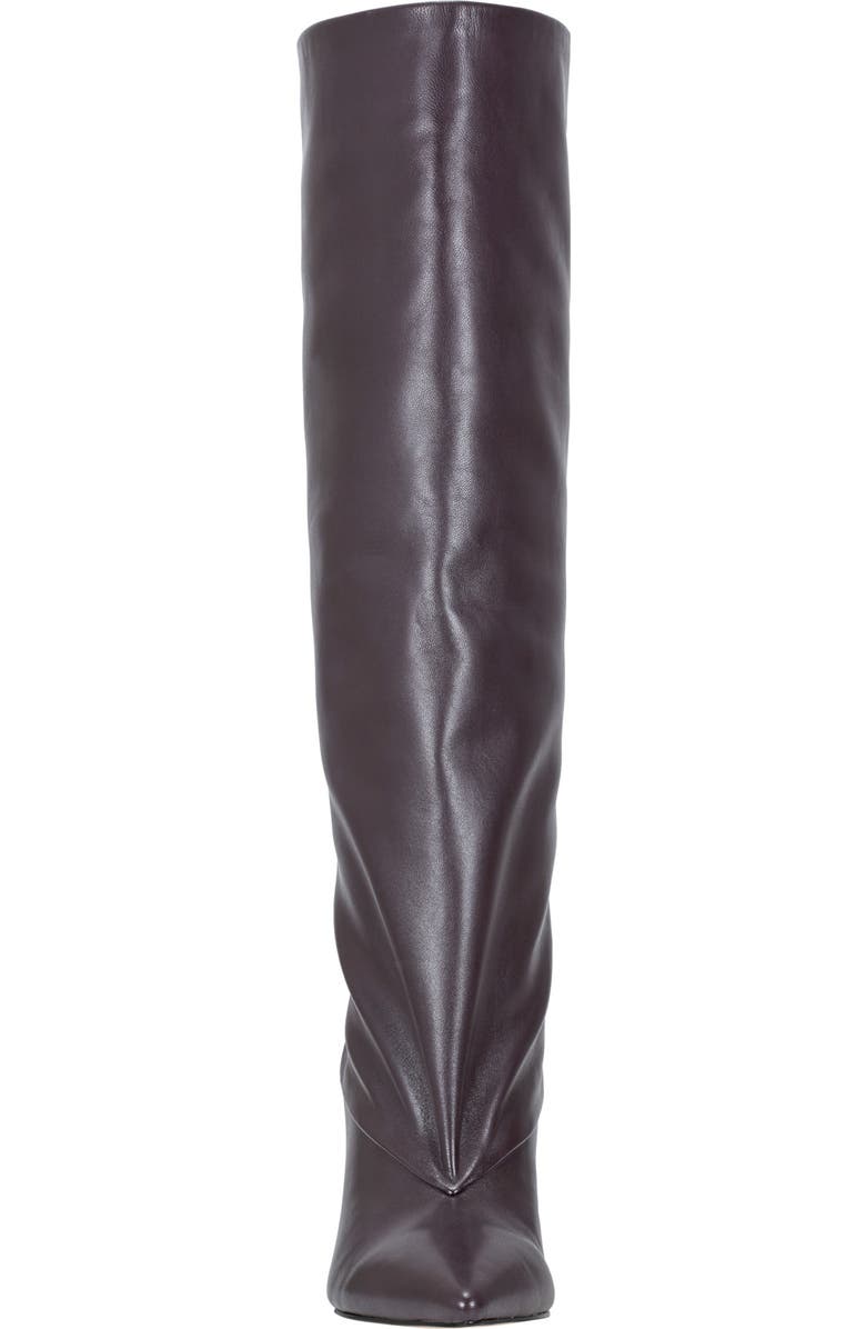 Marc Fisher LTD Gentle Pointed Toe Knee High Boot, Alternate, color, Dark Burgundy