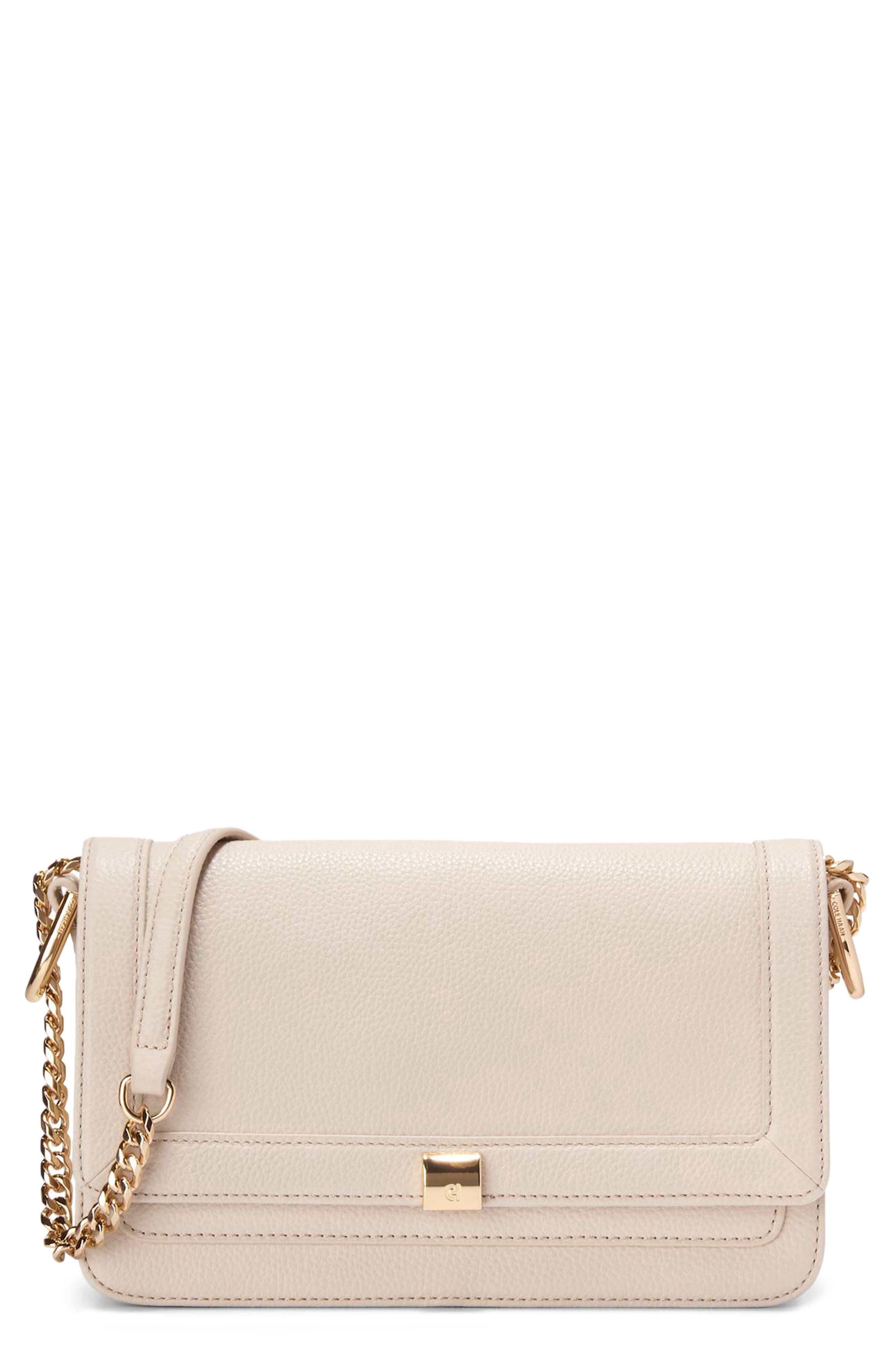 Daniella Leather Chain Shoulder Bag, Main, color, ANCIENT SCROLL
