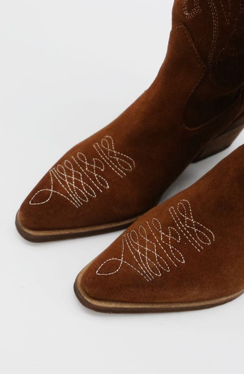 Stivali New York Unstoppable Western Cowboy Boots In Tan