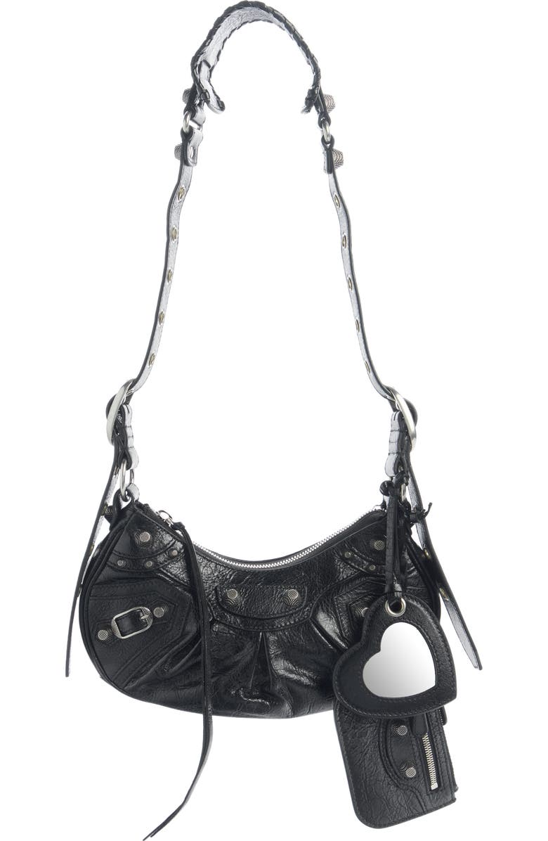 Balenciaga Le Cagole Lambskin Shoulder Bag, Main, color,