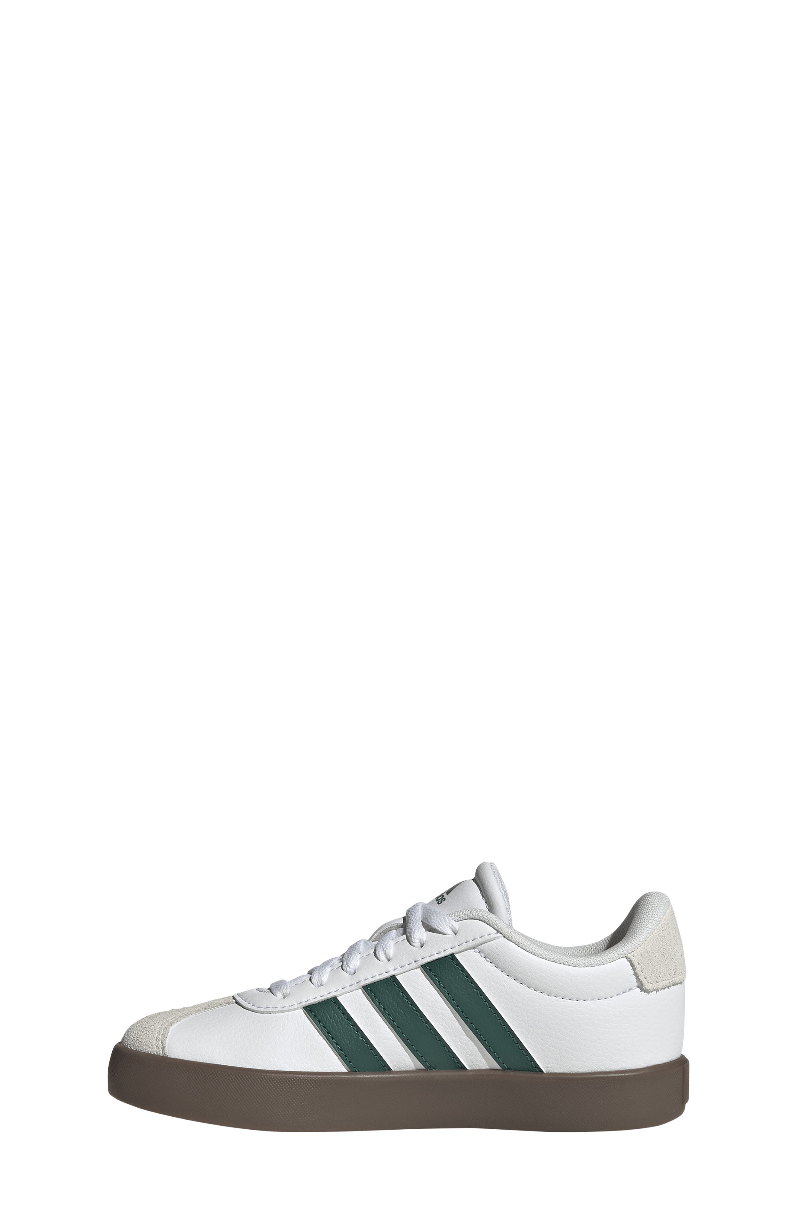 Kids' VL Court 3.0 Sneaker, Alternate, color, WHITE/ COLLEGIATE GREEN/ GUM