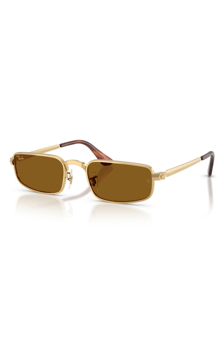 Ray-Ban 54mm x A$AP Rocky RB3927 Rectangular Sunglasses, Alternate, color, Arista / Brown