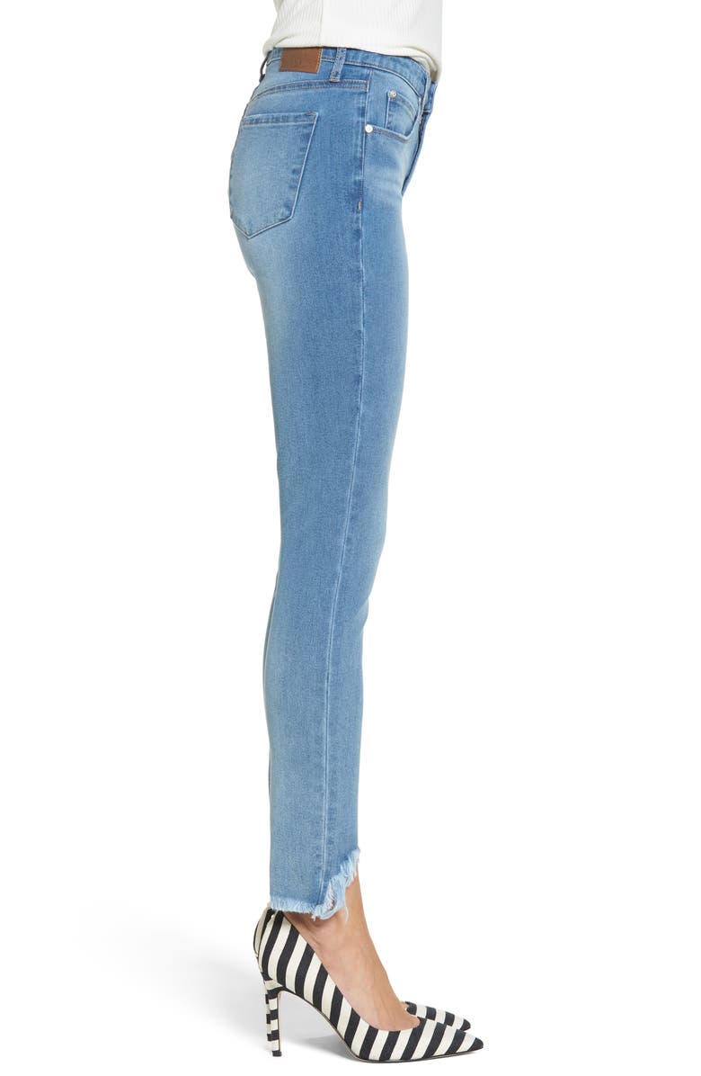 Leith Fray Step Hem Skinny Jeans, Alternate, color,
