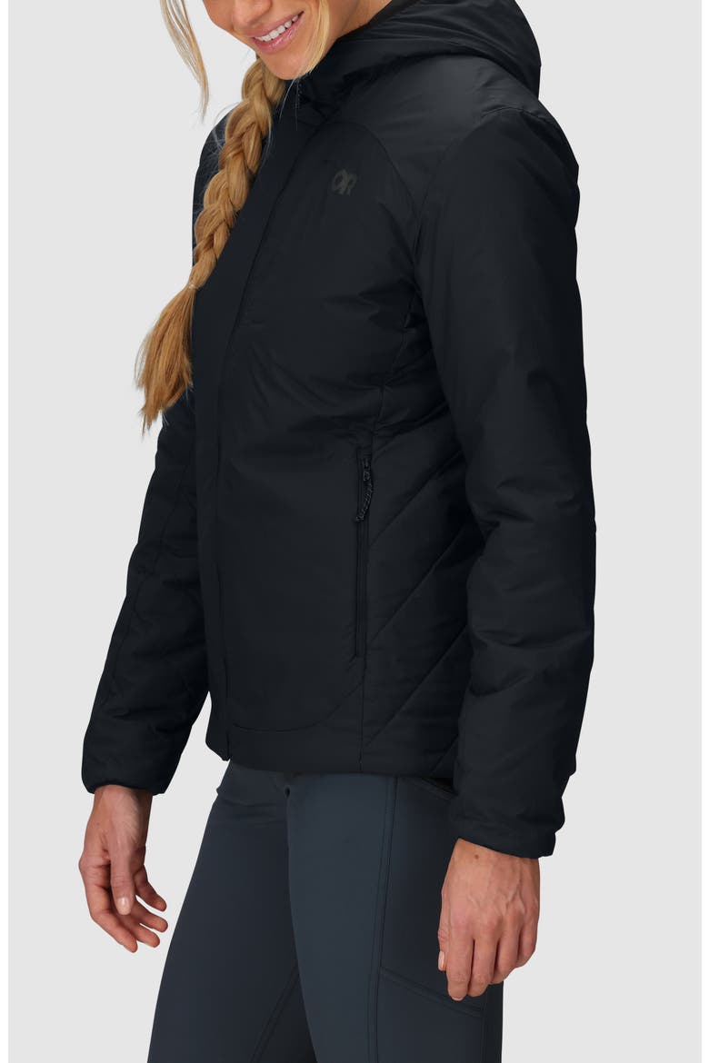 Vesper Insulated Hooded Jacket, Alternate, color, BLACK