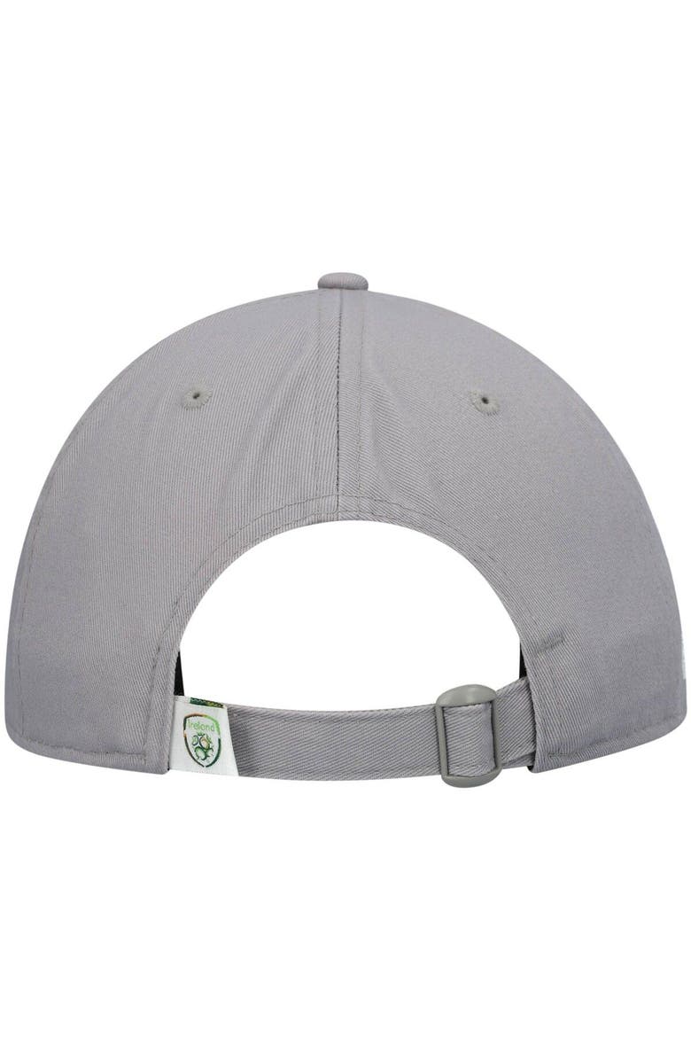 New Era Men's New Era Gray Ireland National Team 100th Anniversary 9TWENTY Adjustable Hat, Alternate, color, Gray